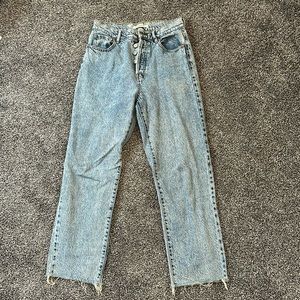 Size 26 Pacsun Acid light wash jeans 🩵